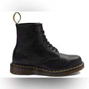 HOLD! DR MARTENS - 1460 Black Smooth Leather Lace-Up Boots Size 7